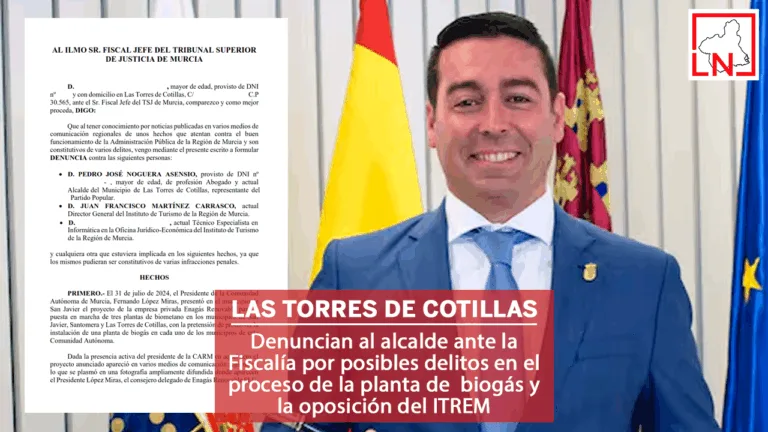 Denuncian al alcalde de Las Torres ante la Fiscalía por posibles delitos en el proceso de la planta de biogás y la oposición del ITREM