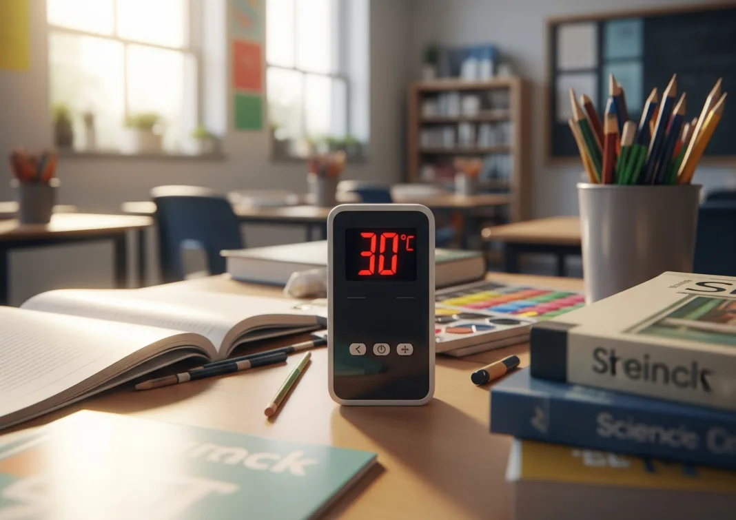 FOTO NOTA DE PRENSA CALOR El alumnado del IES San Juan exige soluciones urgentes ante el calor extremo en las aulas de Caravaca