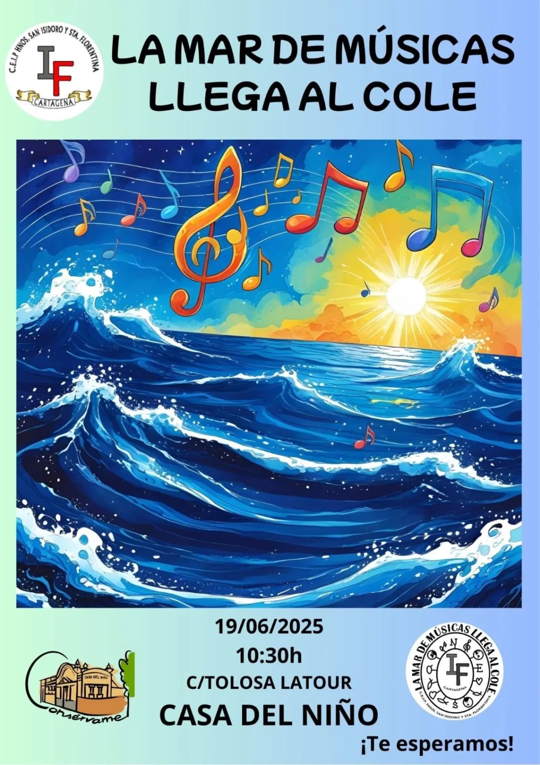 La Mar de Músicas llega al cole: más de 120 escolares celebran la música en La Casa del Niño de Cartagena La Mar de Músicas llega al cole: más de 120 escolares celebran la música en La Casa del Niño de Cartagena