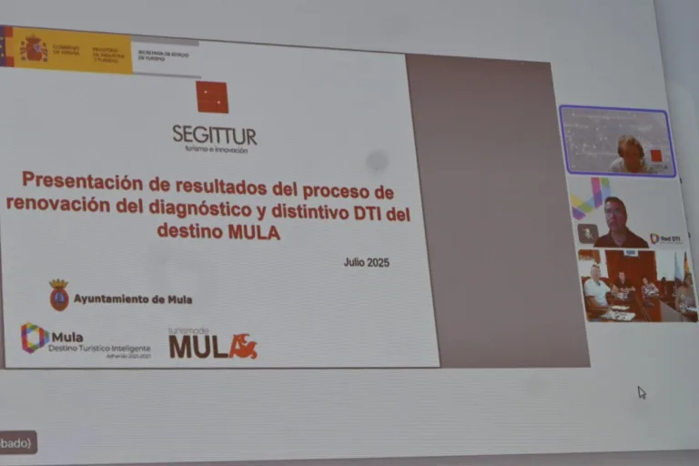 Mula renueva su distintivo como Destino Turístico Inteligente y refuerza su liderazgo regional