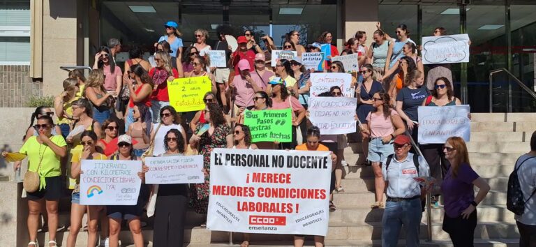 CCOO exige estabilidad y condiciones dignas para las educadoras infantiles en la Región de Murcia