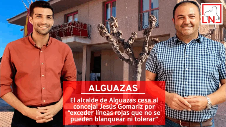 El alcalde de Alguazas cesa al concejal Jesús Gomariz por “exceder líneas rojas que no se pueden blanquear ni tolerar”