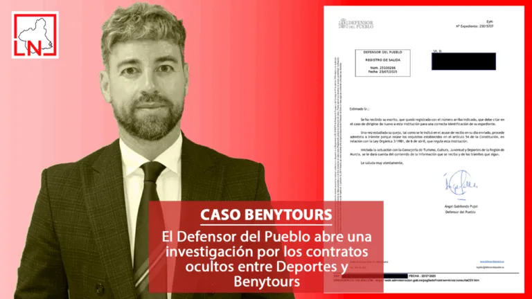 El Defensor del Pueblo abre una investigación por los contratos ocultos entre Deportes y Benytours
