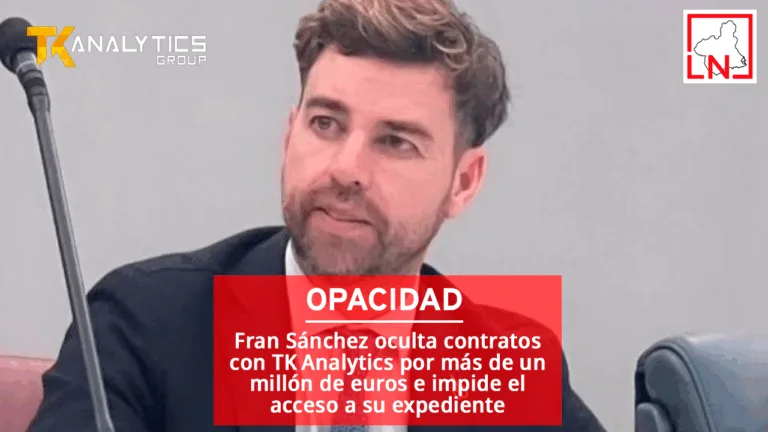 Fran Sánchez oculta contratos con TK Analytics por más de un millón de euros e impide el acceso a su expediente