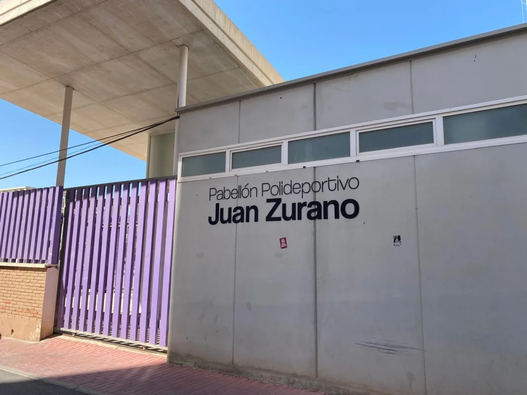 Foto pabellón Juan Zurano El PSOE propone abrir por las tardes el pabellón Juan Zurano para aliviar la saturación de clubes en Lorca
