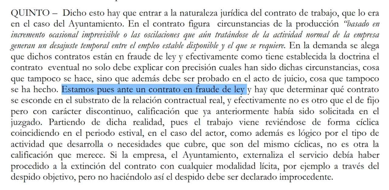 La Justicia condena al Ayuntamiento de San Javier por fraude de ley y despidos improcedentes La Justicia condena al Ayuntamiento de San Javier por fraude de ley y despidos improcedentes