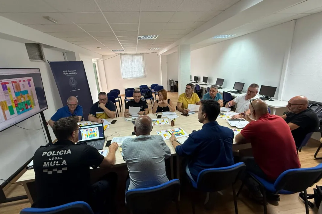 Mula refuerza la coordinación para garantizar la seguridad en sus Fiestas Patronales 2025 Mula refuerza la coordinación para garantizar la seguridad en sus Fiestas Patronales 2025