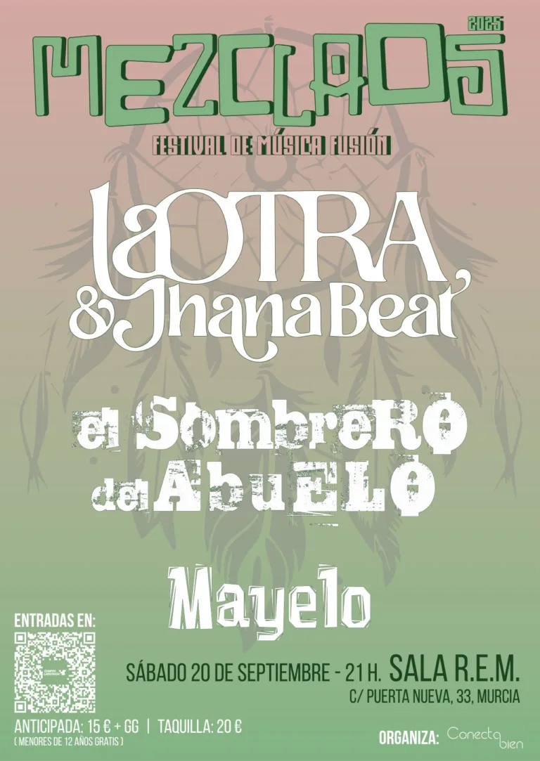 MEZCLAOS 2025: el festival que rompe las reglas para despedir el verano en Murcia