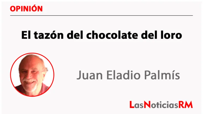 El tazón del chocolate del loro