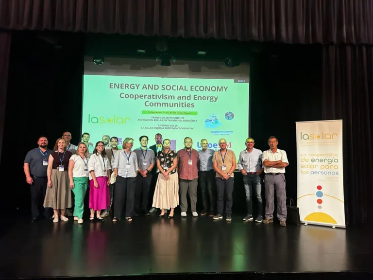 La Solar Cooperativa de Bullas se exhibe en la Cumbre Europea de Economía Social
