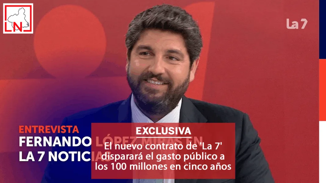 El nuevo contrato de 'La 7' disparará el gasto público a los 100 millones en cinco años