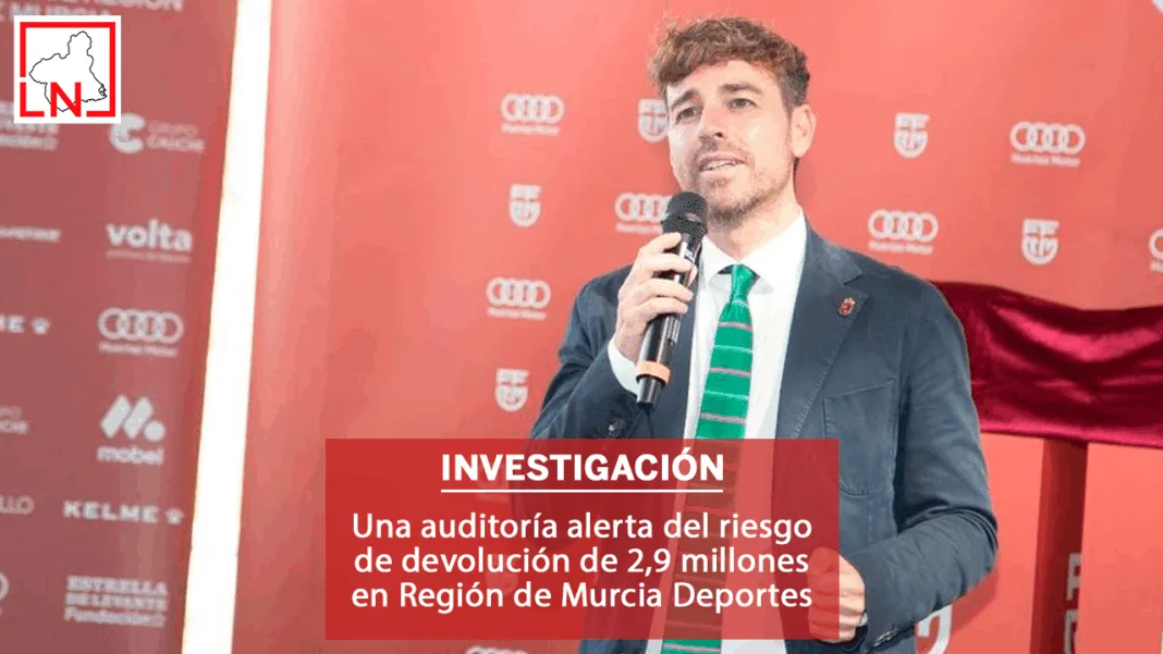 Una auditoría alerta del riesgo de devolución de 2,9 millones en Región de Murcia Deportes