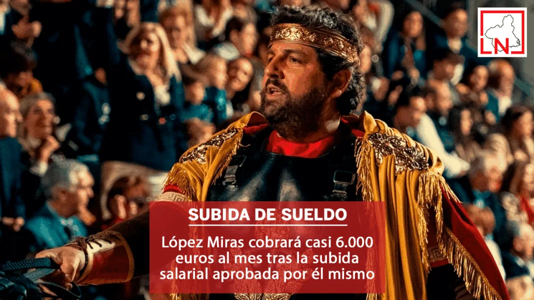 López Miras cobrará casi 6.000 euros al mes tras la subida salarial aprobada por él mismo
