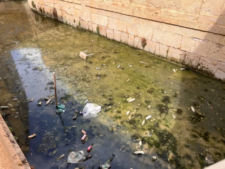 Huermur denuncia insalubridad del canal de los Molinos del Río