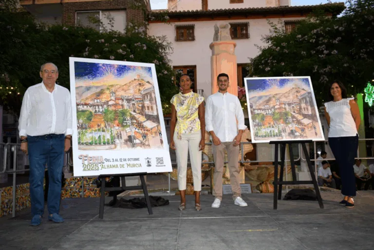 Arte, cultura y tradición marcan la presentación del cartel de la Feria de Alhama 2025