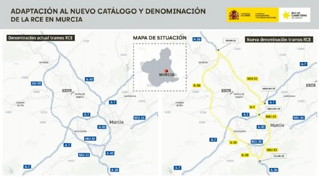 Transportes integra el Arco Noroeste de Murcia en la A-30 tras una inversión de 169 millones de euros Transportes integra el Arco Noroeste de Murcia en la A-30 tras una inversión de 169 millones de euros