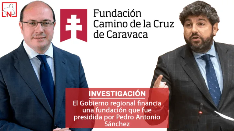 El Gobierno regional financia una fundación que fue presidida por Pedro Antonio Sánchez