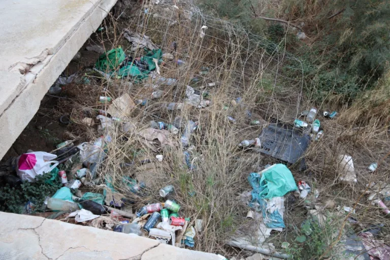 El PSOE denuncia el abandono del cauce del río Guadalentín y acusa al PP de falta de gestión y planificación