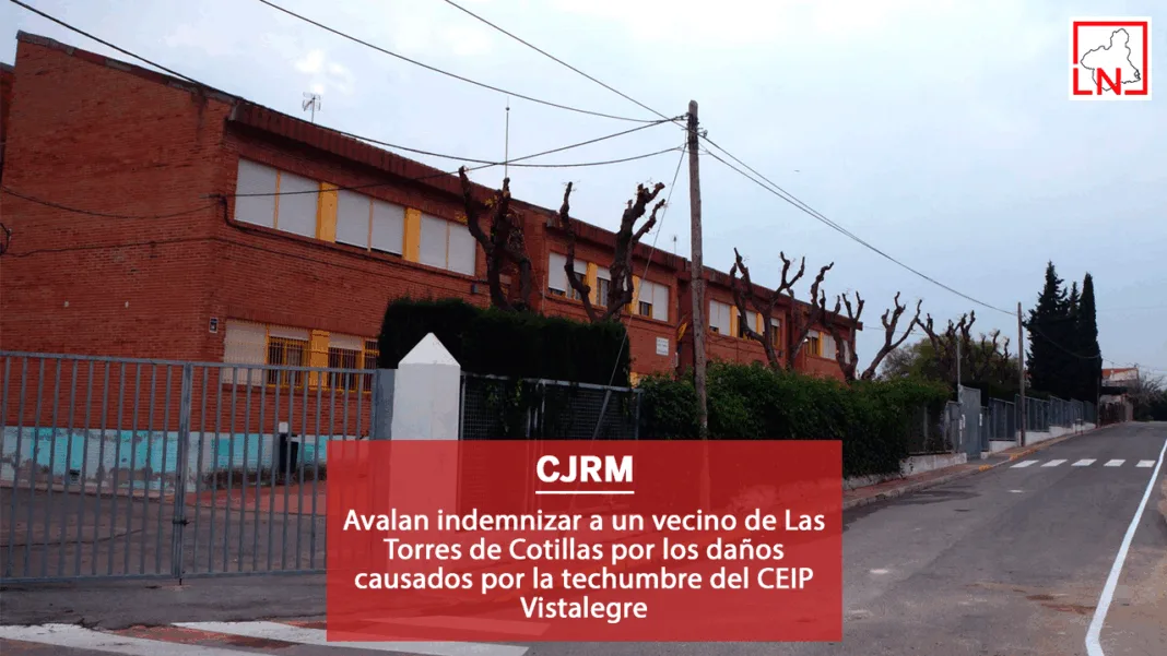 INDEMNIZACION DERRUMBE CEIP Avalan indemnizar a un vecino de Las Torres de Cotillas por los daños causados por la techumbre del CEIP Vistalegre