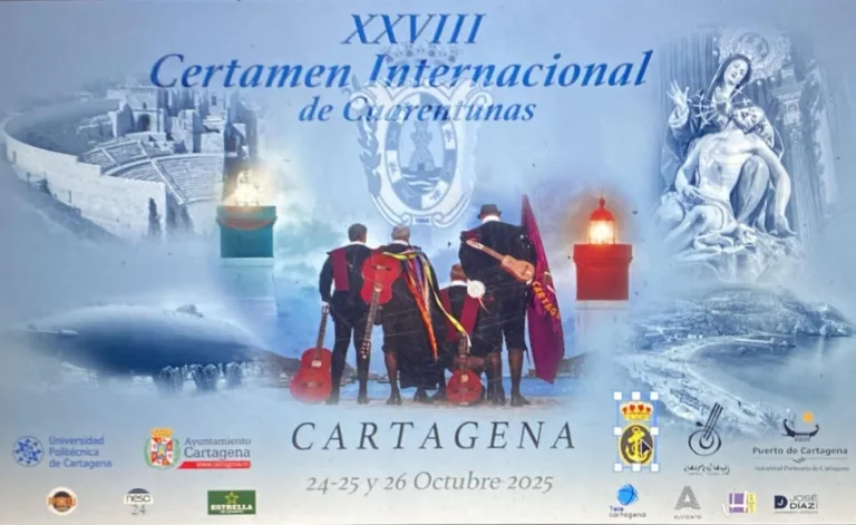 Cartagena reunirá a más de 500 tunos en el XXVIII Certamen Internacional de Cuarentunas