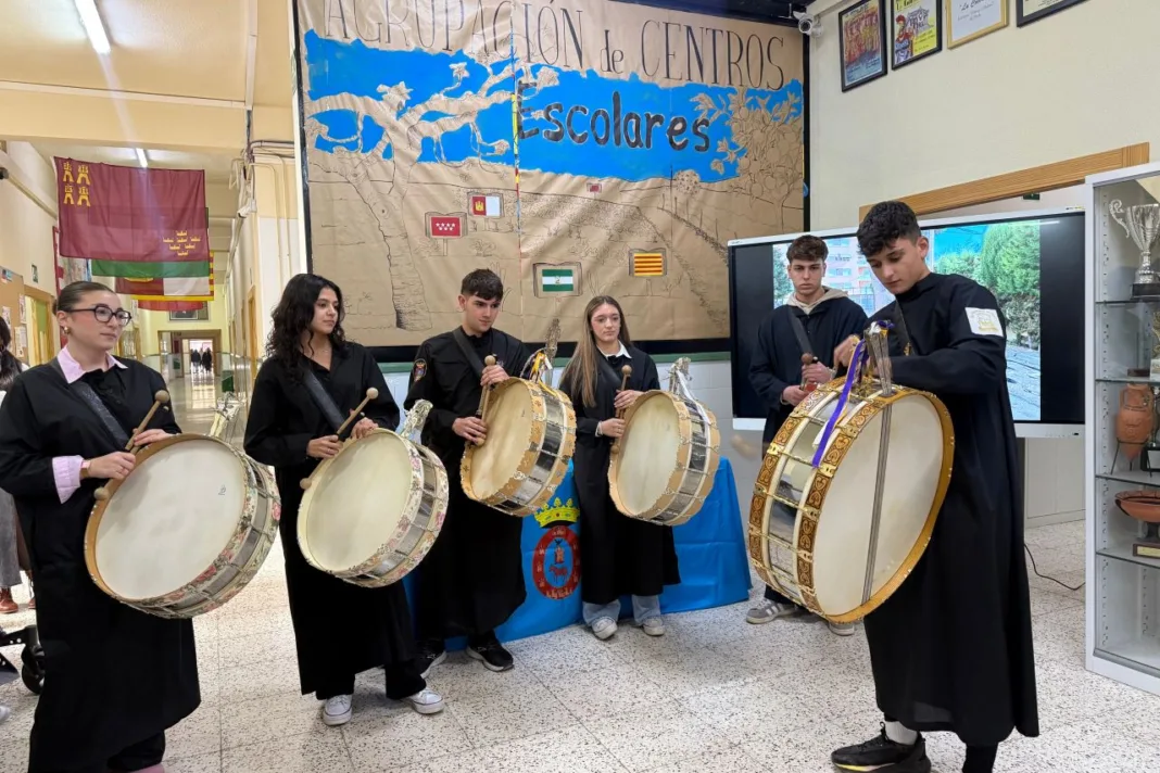 Centros de cinco comunidades se reúnen en Mula para la fase final del Programa Nacional de Agrupaciones Escolares