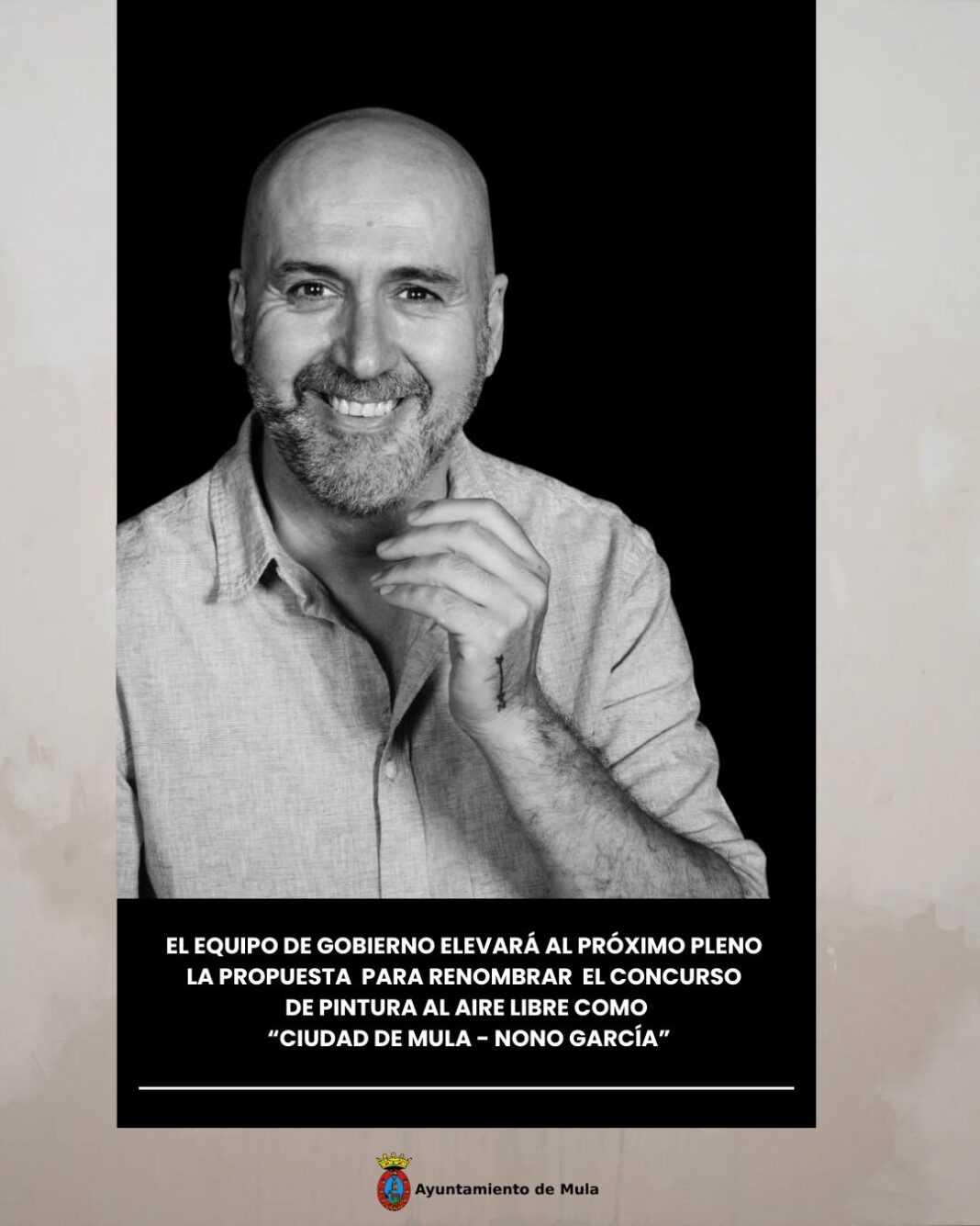 Mula propone renombrar su Concurso de Pintura al Aire Libre en homenaje al artista Nono García Mula propone renombrar su Concurso de Pintura al Aire Libre en homenaje al artista Nono García