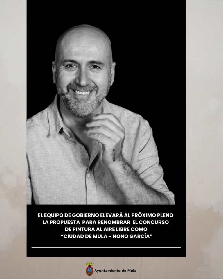 Mula propone renombrar su Concurso de Pintura al Aire Libre en homenaje al artista Nono García