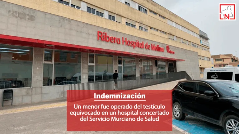 Un menor fue operado del testículo equivocado en un hospital concertado del Servicio Murciano de Salud
