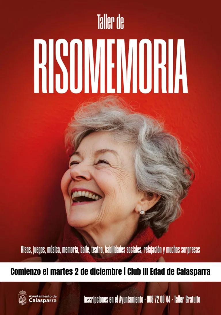 Calasparra lanza una nueva edición del Taller de Risomemoria para promover el bienestar de las personas mayores