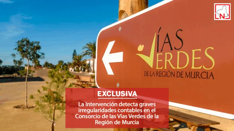 La Intervención detecta graves irregularidades contables en el Consorcio de las Vías Verdes de la Región de Murcia