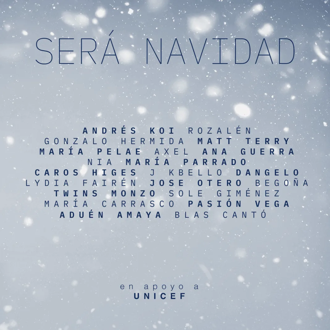 Blas Cantó reúne a 20 artistas en una versión solidaria de “Será Navidad” para apoyar a UNICEF