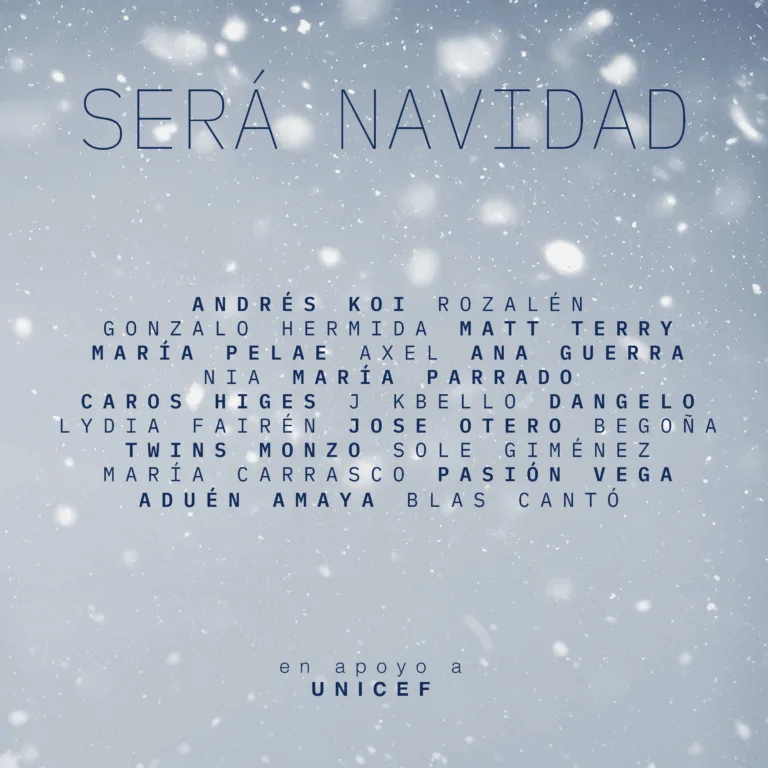 Blas Cantó reúne a 20 artistas en una versión solidaria de “Será Navidad” para apoyar a UNICEF