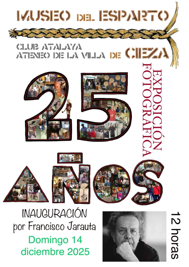 Cieza celebra el 25º aniversario del Museo del Esparto con una exposición que reivindica la memoria obrera y el patrimonio cultural del municipio