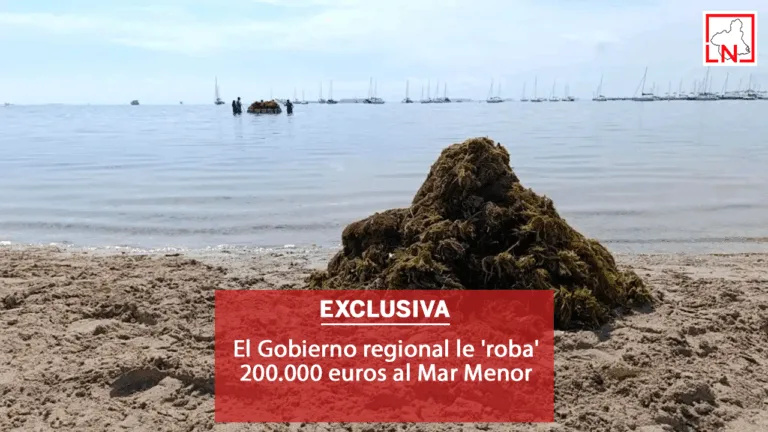 El Gobierno regional le 'roba' 200.000 euros al Mar Menor
