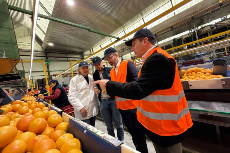 El delegado del Gobierno y el alcalde destacan a Frucimu como motor agroalimentario y social de Mula.