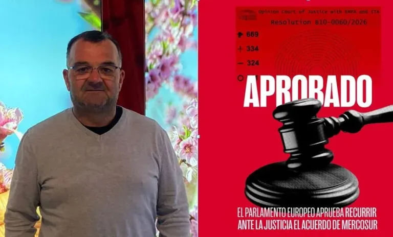 IU-Verdes celebra que el Parlamento Europeo frene el tratado con Mercosur y lo envíe al TJUE