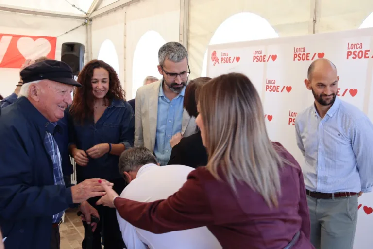 El socialismo lorquino despide a José Antonio Gallego, alcalde de Lorca durante una década