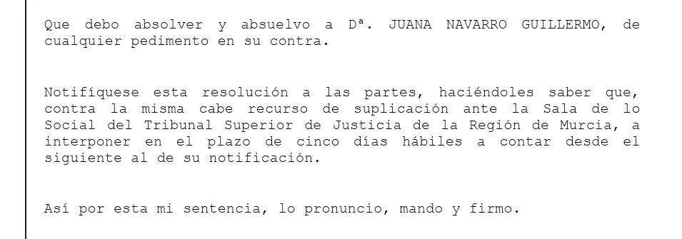 La Justicia absuelve a Nani Navarro de la acusación de acoso laboral