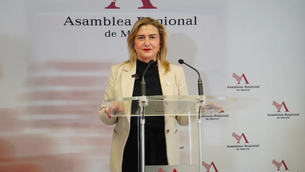 Carmina Fernández acusa a López Miras de desmantelar la sanidad pública en favor de la privada