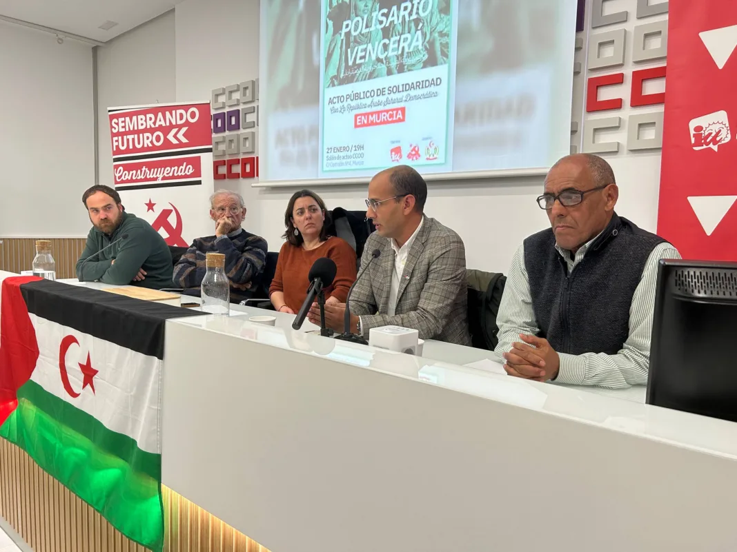 IU-Verdes y el PCRM reivindican en Murcia la autodeterminación del Sáhara junto al Frente Polisario IU-Verdes y el PCRM reivindican en Murcia la autodeterminación del Sáhara junto al Frente Polisario