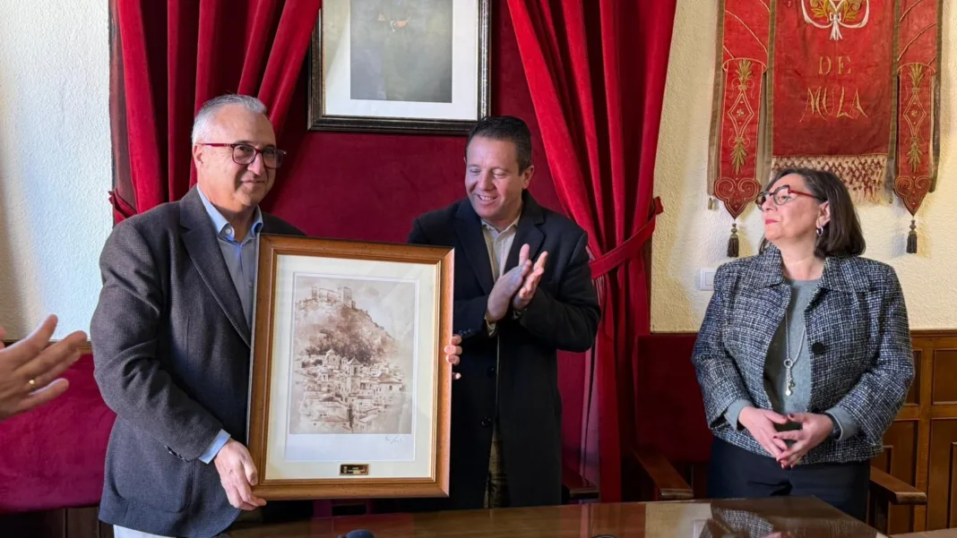 Mula acoge el hermanamiento entre la Cofradía de la Vera Cruz de Caravaca y la Hermandad del Carmen