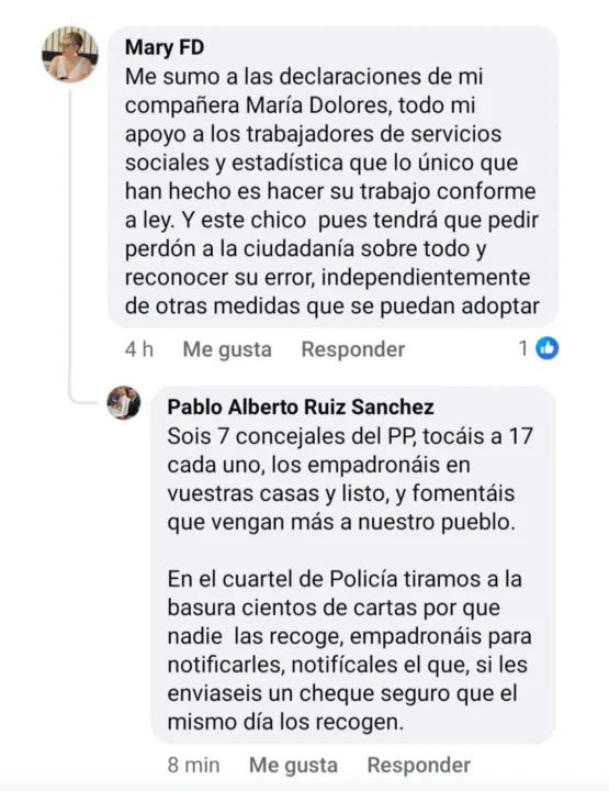 El concejal de Seguridad de Las Torres de Cotillas acusa irregularidades en el padrón y el Ayuntamiento lo desmiente