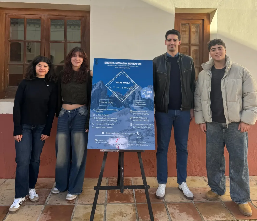 Mula lanza “Sierra Nevada Joven ’26”, un viaje subvencionado para disfrutar de la nieve en marzo