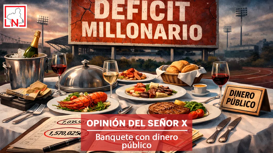 Banquete con dinero público