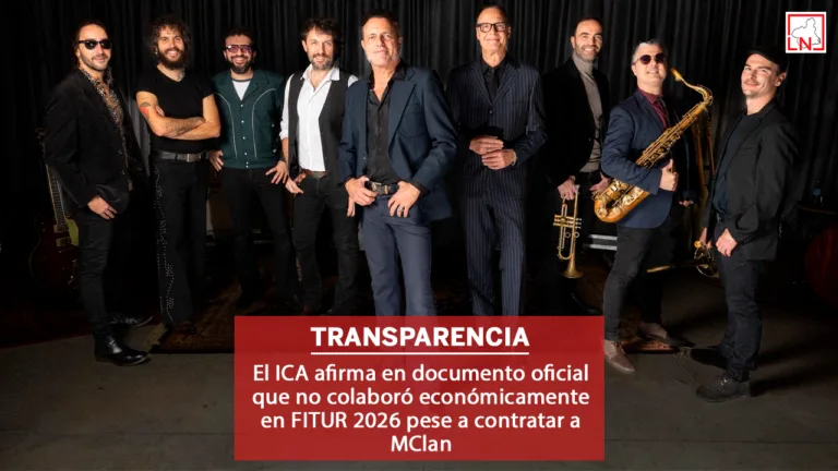 El ICA afirma en documento oficial que no colaboró económicamente en FITUR 2026 pese a contratar a MClan