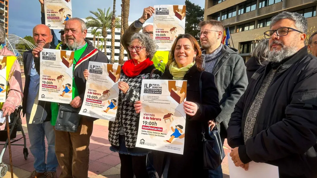 Colectivos sociales y sindicatos llaman a manifestarse en Murcia por pensiones, vivienda y derechos sociales