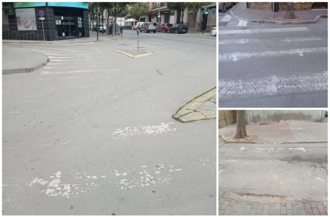 IU-Verdes exige al alcalde de Cieza repintar los pasos de peatones con una máquina “arrinconada” IU-Verdes exige al alcalde de Cieza repintar los pasos de peatones con una máquina “arrinconada”