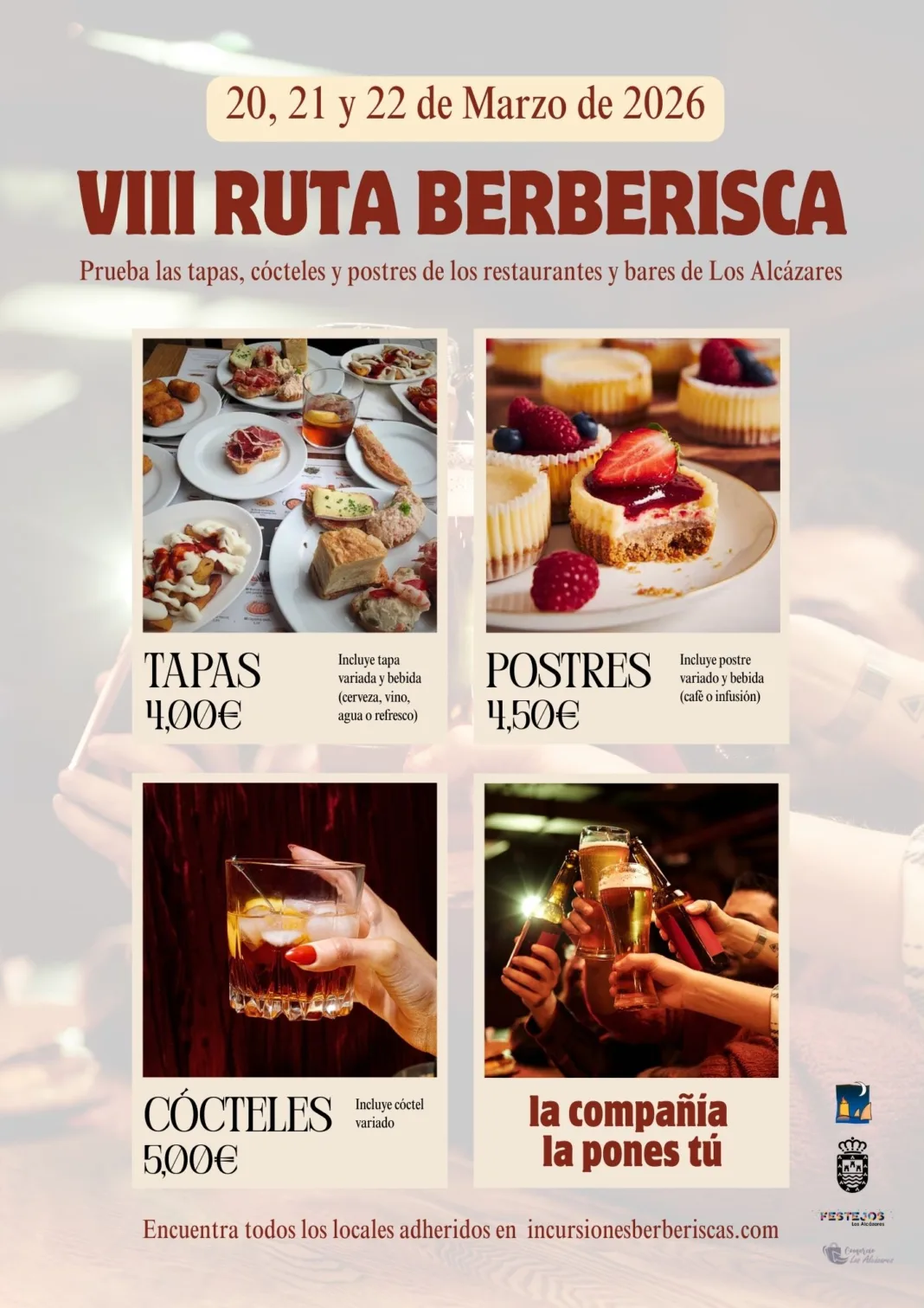 La ruta de la tapa y un pasabares impulsan el 25 aniversario berberisco