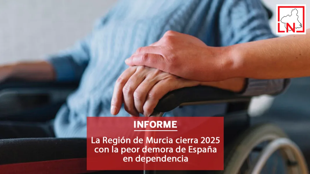 La Región de Murcia cierra 2025 con la peor demora de España en dependencia