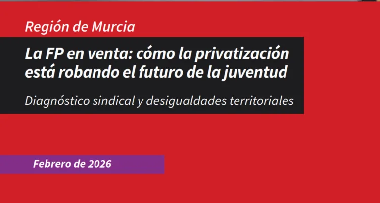 CCOO defiende la empleabilidad de la FP y denuncia falta de inversión pública